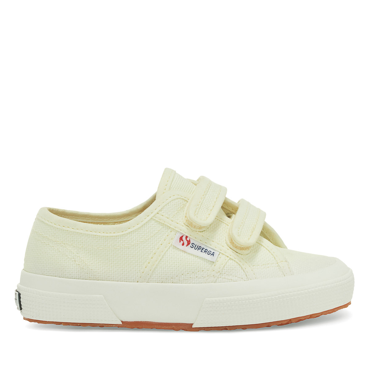 Superga 2750 Jstrap Classic Kids - Green Lt-f Avorio Trainers